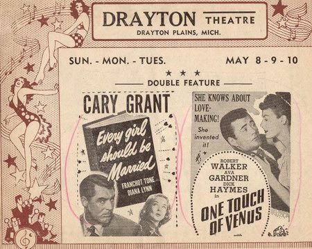 Drayton Theatre - Old Ad (newer photo)